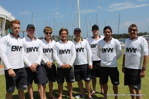 Envy Scooters crew: Daniel Smith, Charlie Wyatt, Matt Parrott, Klaus Lorenz, , Barry Cuneo, Ben Lamb, Matt Chew, Rob Brown photo copyright  Northshore Marine Photography taken at  and featuring the  class