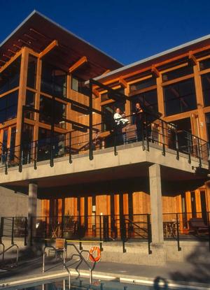 The Brentwood Bay Resort offers relaxed luxury and contemporary West Coast architecture. - Brentwood Bay & Tod Inlet photo copyright Laurence Yeadon-Jones taken at  and featuring the  class