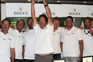 2014 Rolex Big Boat Series, prizegiving - Orion, Peter Isler photo copyright Chuck Lantz http://www.ChuckLantz.com taken at  and featuring the  class