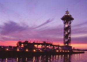 The Bicentennial Tower beautifully dominates the cityâ€™s front. Erie, Pennsylvania photo copyright John Morris taken at  and featuring the  class