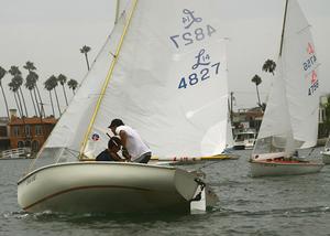 Gabriel Ferramola crosses the competition in Silver fleet photo copyright Rich Roberts taken at  and featuring the  class