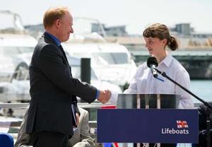 George Rawlinson and Rachel Fairhurst photo copyright  Nathan Williams / RNLI http://rnli.org/ taken at  and featuring the  class
