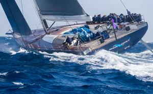 MAGIC CARPET CUBED, Sail n: GBR1001R, Owner: SIR LINDSAY OWEN JONES, Lenght: ``30,48``, Model: Wally100 - Les Voiles de Saint-Tropez 2014 photo copyright  Rolex / Carlo Borlenghi http://www.carloborlenghi.net taken at  and featuring the  class