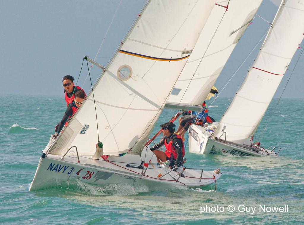 Platus on the beat. Royal Langkawi International Regatta 2015 © Guy Nowell http://www.guynowell.com