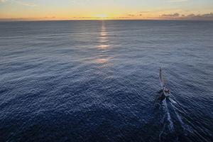Abu Dhabi Ocean Racing, second as the sun rises in the last day of the Leg 4. photo copyright  Ainhoa Sanchez/Volvo Ocean Race taken at  and featuring the  class