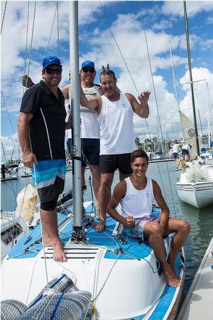 Ohua-Rua crew (Simon 2nd from right) - RL24 Australian Championship photo copyright Julie Geldard VidPicPro.com taken at  and featuring the  class