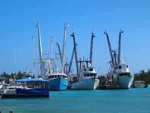 Fishing boats of Spanish Wells. - Eleuthera, Bahamas - A tiny chain of islands photo copyright Clarity Nicoll taken at  and featuring the  class