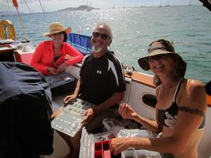 Iolani crew working together photo copyright Sylvia Stewart Stompe taken at  and featuring the  class