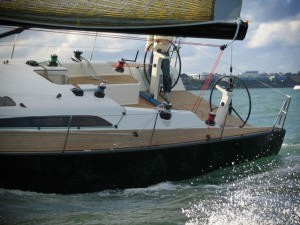 Marten 49 cockpit photo copyright Marten Yachts www.martenyachts.com taken at  and featuring the  class