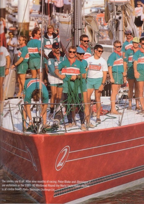 Steinlager II wins all six legs of the 1989/91 Whitbread race. © SW