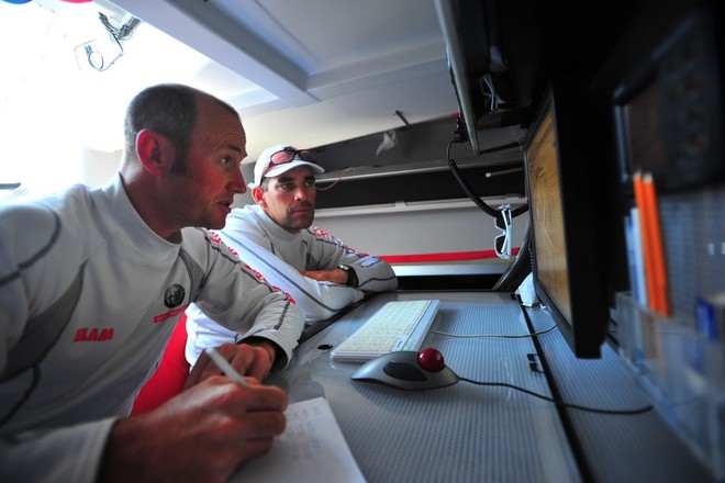 Navigation Station Alfa Romeo - Rolex Sydney Hobart 2009 © Murray Spence