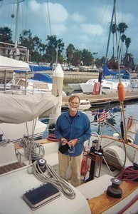 Jim Gray aboard Tenacious in 1996 photo copyright SW taken at  and featuring the  class