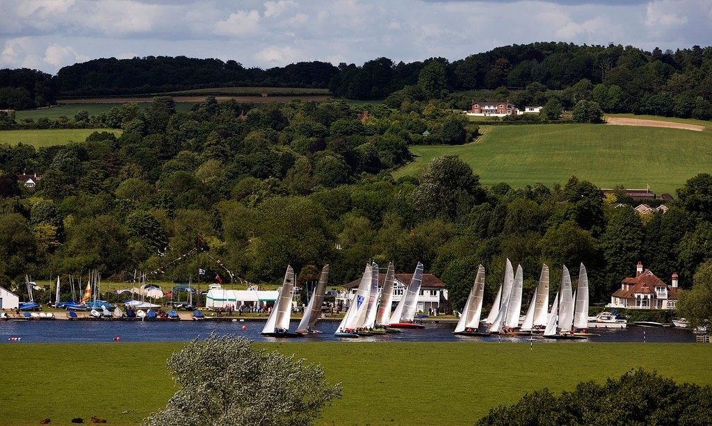 Thames A Raters sailing on the Thames during Bourne End Week. - Bourne End Week-Upper Thames Sailing Club ©  Richard Langdon http://www.oceanimages.co.uk