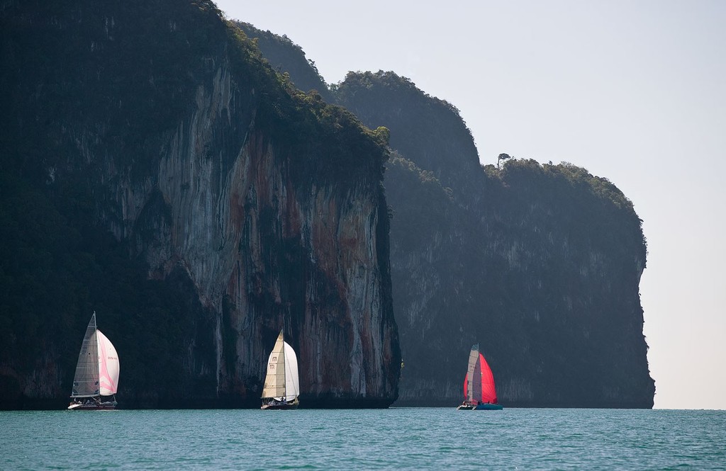 Phang Nga Bay Regatta 2010. Iconic stuff. photo copyright Guy Nowell http://www.guynowell.com taken at  and featuring the  class