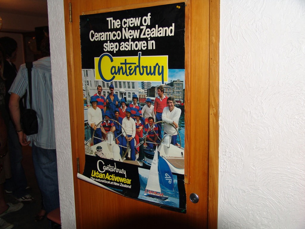 An old Ceramco poster with the full crew. © Richard Gladwell www.photosport.co.nz