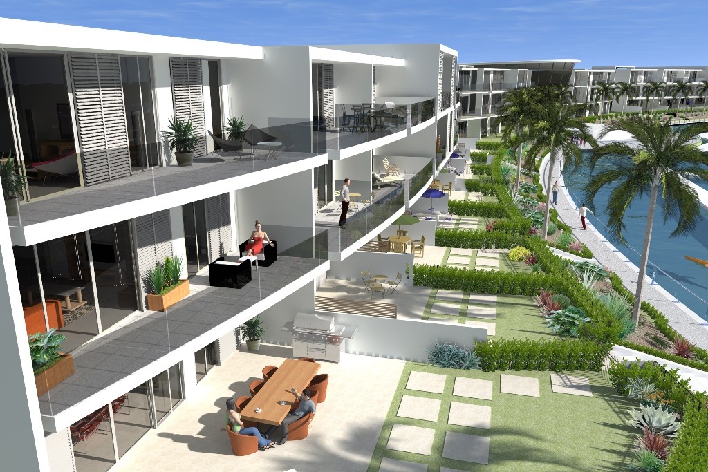 Marina View apartments elevated view photo copyright SW taken at  and featuring the  class