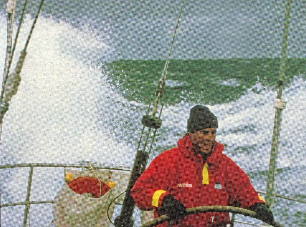 21yr old, Erle Williams (NZL) in his element, driving Flyer hard in the Southern Ocean in the 1981/82 Whitbread  © Onne van der Wal/PPL www.pplmedia.com