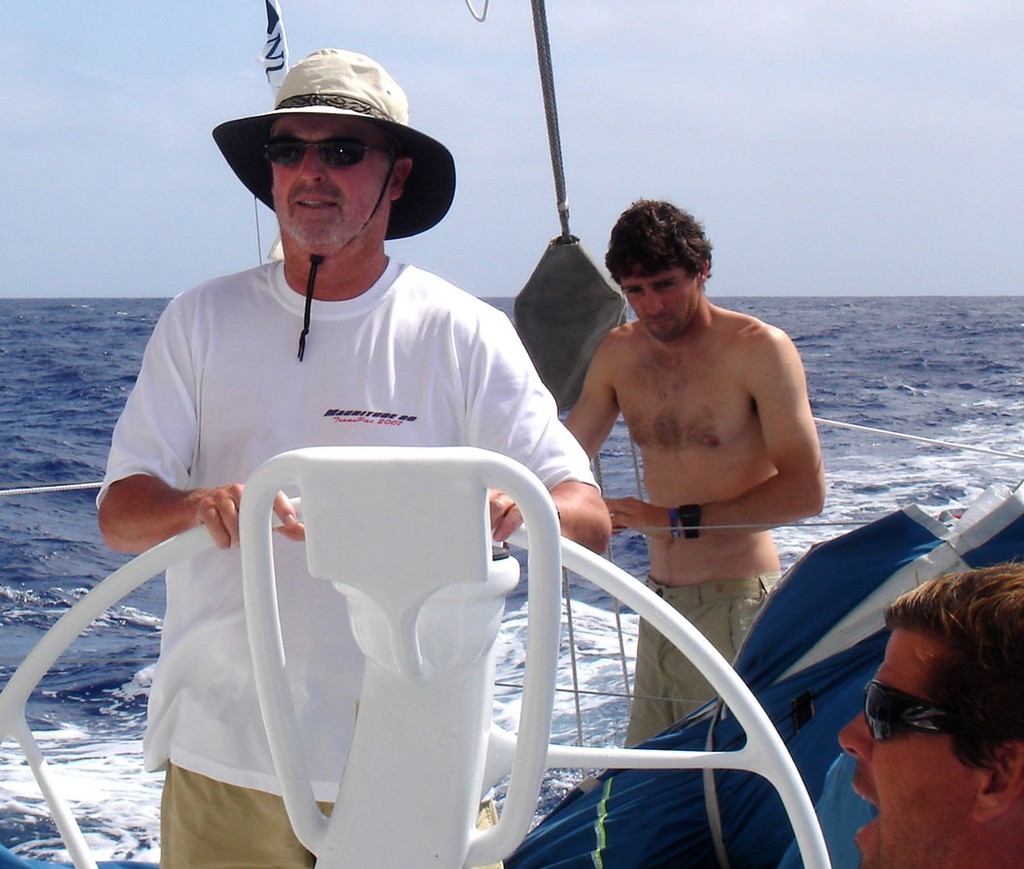 Doug Baker drives Mag 80 to Tahiti at record speed / photo by Mike Van Dyke  - Tahiti Race 2008 © SW