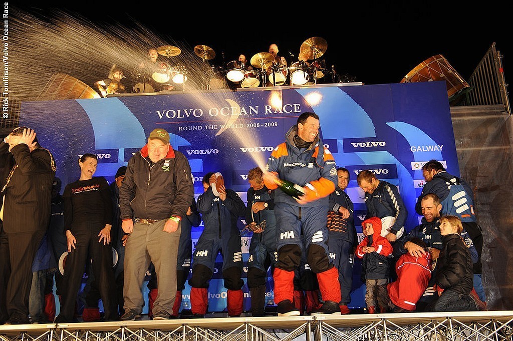 Ericsson 4, skippered by Torben Grael (BRA) finish first on leg 7 from Boston to Galway © Rick Tomlinson/Volvo Ocean Race http://www.volvooceanrace.com