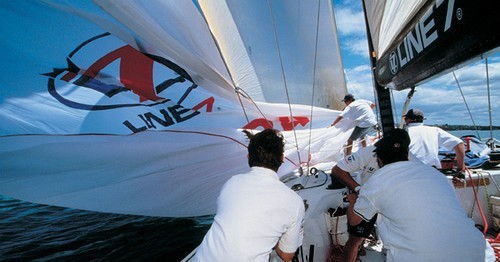 Win a choice of a Line 7 Emirates Team NZ shirt or other Line 7 jackets, shirts or pants  © SW