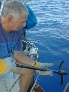 Trailing generator  propellor about to be deployed photo copyright BW Media taken at  and featuring the  class