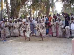 Nioumoune dancers. Patrick promised to go back to help them - and did! photo copyright SW taken at  and featuring the  class