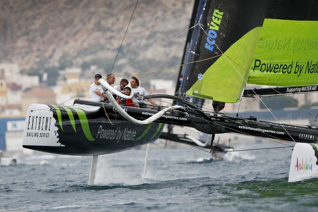 Ecover on Day 2 of the Extreme 40 Sailing Series in Almeria © Paul Wyeth / OC Events