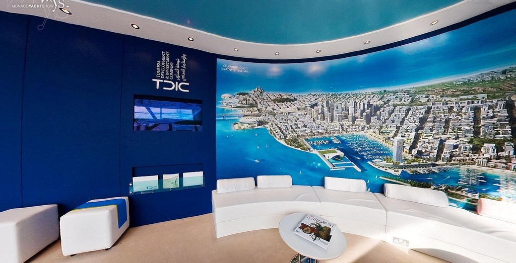 Monaco Yacht Show - Abu Dhabi stand photo copyright SW taken at  and featuring the  class