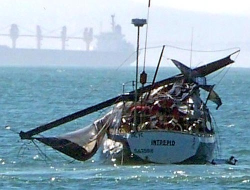 The aftermath  © Captetownsailing.co.za . http://www.capetownsailing.co.za