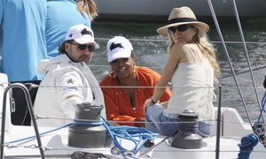 Oprah, Russell and Danielle Spencer - photo by Amy Clark photo copyright  SW taken at  and featuring the  class