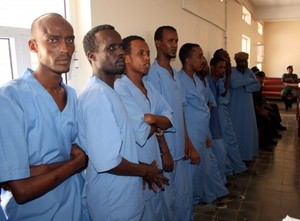 Somali pirates for 10 years jail in the Seychelles photo copyright SW taken at  and featuring the  class