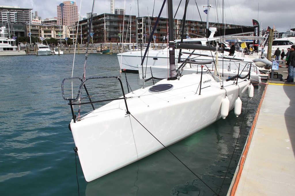 Melges 30 and 24 in background - Auckland International Boat Show, 16 September 2011 photo copyright Richard Gladwell www.photosport.co.nz taken at  and featuring the  class