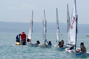 New 1000TWP 6141 - Optimist North Island Open Championships - Napier October 2011 photo copyright Tim Whittaker taken at  and featuring the  class