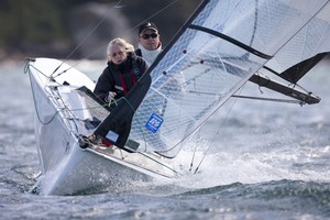 New Zealand SKUD sailors Tim Dempsey and Jan Apel  - Macquarie Access World Championships 2012 photo copyright  Andrea Francolini Photography http://www.afrancolini.com/ taken at  and featuring the  class