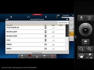 Raymarine RayControl screen shot photo copyright  SW taken at  and featuring the  class