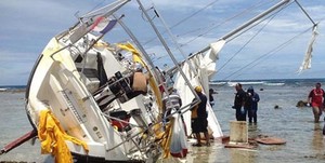 Authorities investigating the yacht's contents photo copyright  SW taken at  and featuring the  class