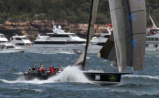 Quest heading out - Rolex Sydney to Hobart ©  Alex McKinnon Photography http://www.alexmckinnonphotography.com