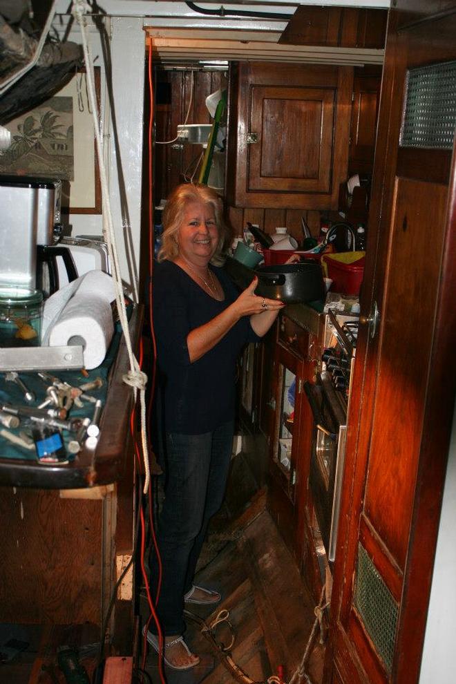 Below decks on the schooner Nina © SW