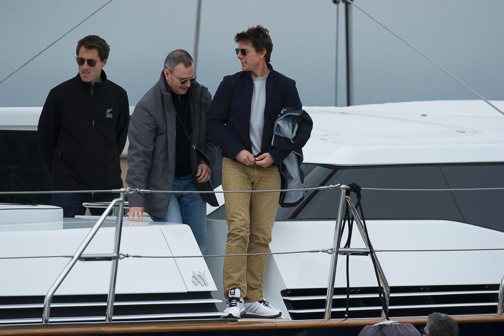 Tom Cruise on the Imagine. Louis Vuitton Cup 2013. San Francisco. 28/7/2013 © Chris Cameron/ETNZ http://www.chriscameron.co.nz