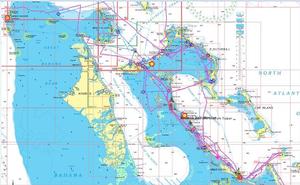 All tracks from vessels over 7' 2`` - Bahamas photo copyright S.V. Taipan taken at  and featuring the  class