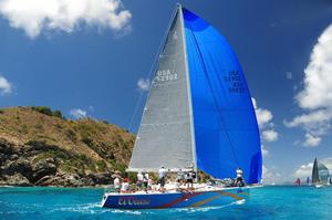Tony Mack's Team McFly racing J/122, El Ocaso was the winner of CSA Racing 2 photo copyright Todd VanSickle / BVI Spring Regatta http://www.bvispringregatta.org taken at  and featuring the  class
