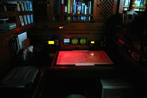 The chart table at night – mission control photo copyright Nick Ward taken at  and featuring the  class