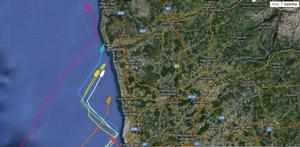 Position report at: 08 Jun 18:36 UTC - Leg 8 to Lorient – Volvo Ocean Race 2015 photo copyright Volvo Ocean Race http://www.volvooceanrace.com taken at  and featuring the  class