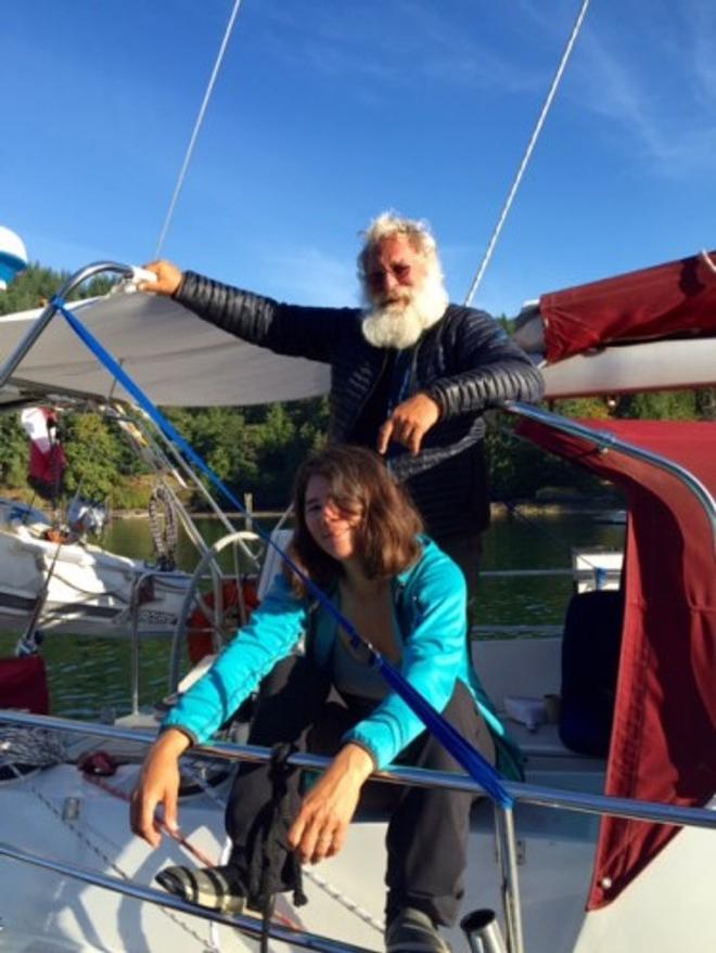 Amanda and Barry Glickman, Papa Rumba, the Fleet’s real round-the-Horners. - 2015 Peterson Cup Cruising Rally © Bluewater Cruising Association