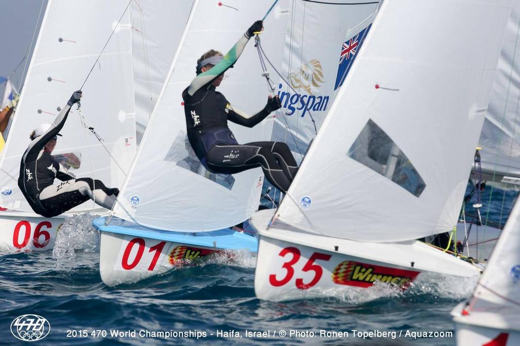Medal Race  - 2015 470 World Championships, Haifa, Israel © International 470 Class Association
