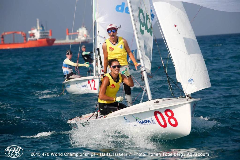 Medal Race - 2015 470 World Championships, Haifa, Israel © International 470 Class Association