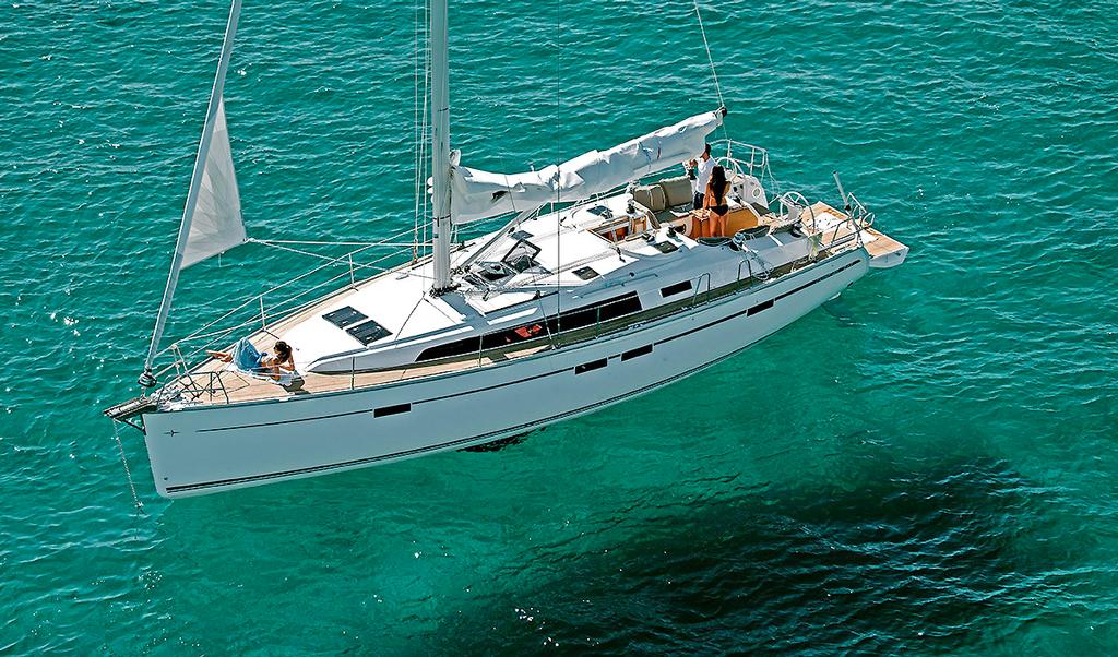 Bavaria Cruiser 46 at anchor in an idyllic location. © Bavaria Yachts Australia http://www.bavariasail.com.au