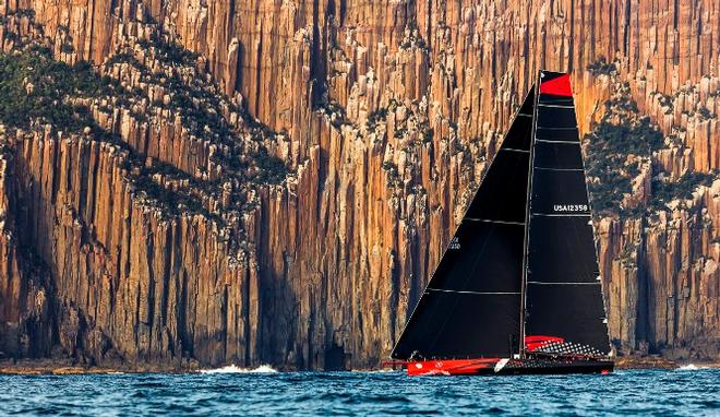 Comanche approaching the finish of the Rolex Sydney Hobart. - 2015 Rolex Sydney Hobart Yacht Race © Rolex / StudioBorlenghi / Stefano Gattini