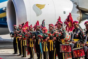 America's Cup arrives in Muscat. Louis Vuitton America's Cup World Series Oman 2016. Muscat ,The Sultanate of Oman photo copyright Jesus Renedo/LIoyd Images/Oman Sail taken at  and featuring the  class