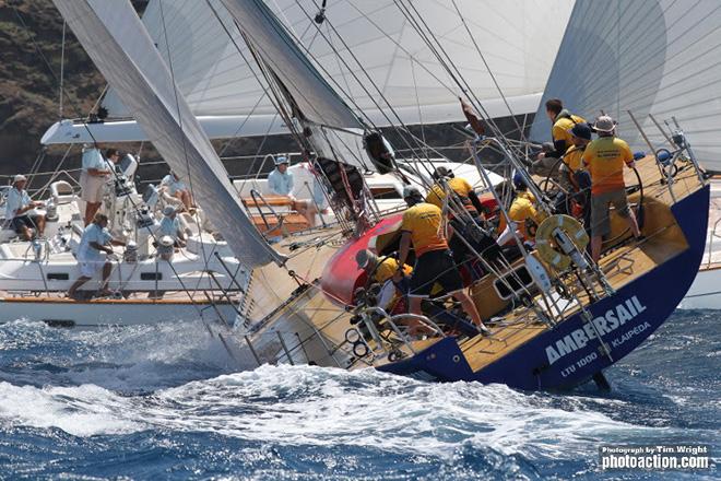 Volvo 60 Ambersail - 2016 Antigua Sailing Week ©  Tim Wright / Photoaction.com http://www.photoaction.com